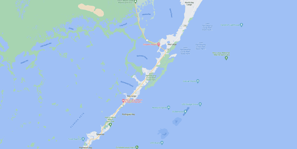 Key Largo Map Screenshot