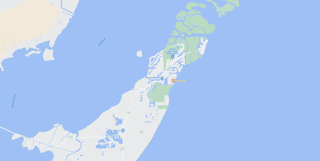 Ocean Reef Club FL Map Screenshot